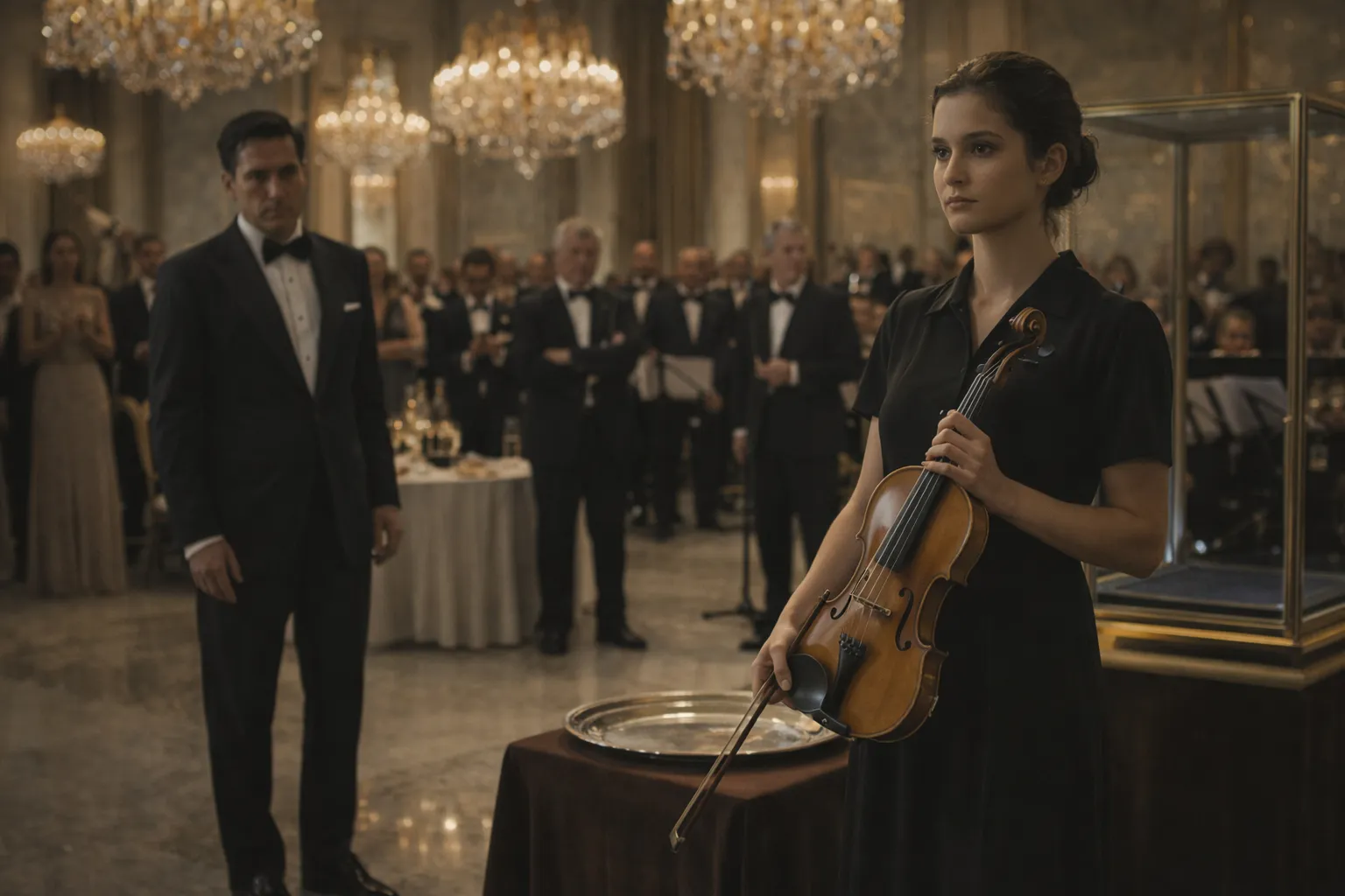 Il l’a humiliée avec un violon. Puis la salle entière s’est tue